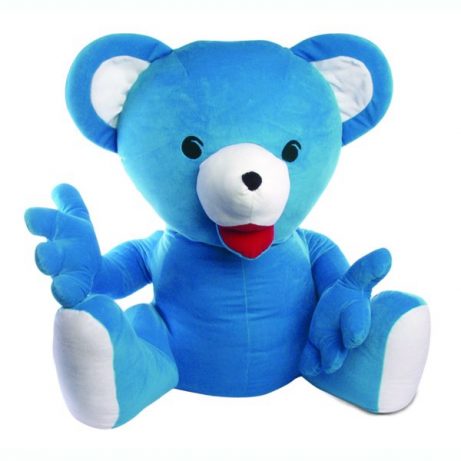 Reklamní plyšové hračky modrý medvěd