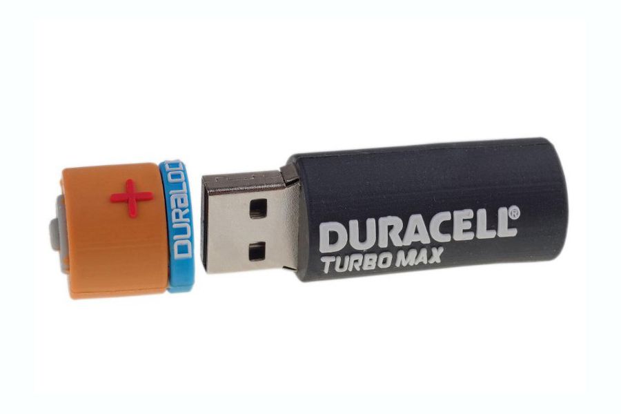 Zakázkový USB flash disk - baterka