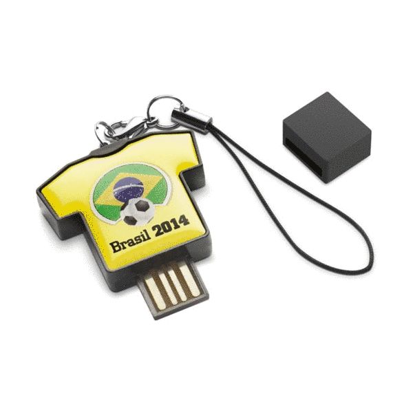 Mini USB flash disk s pryskyřicovou samolepkou