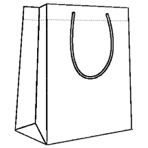 luxusní papírová taška